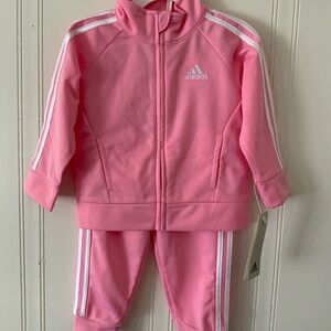 NWT adidas Kids Pink Matching Set